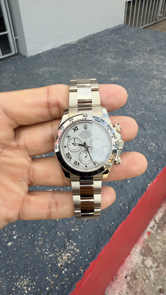 WHITE GOLD WATCH PLATING