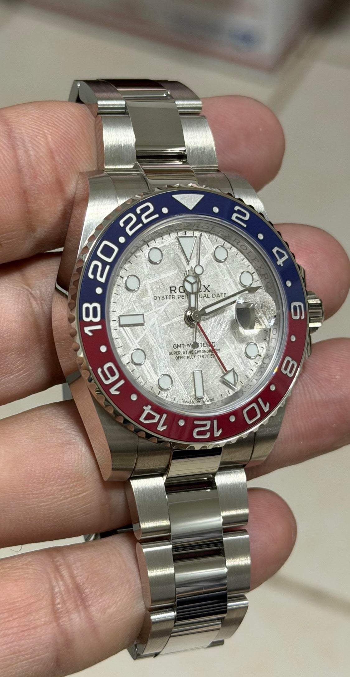 WHITE GOLD WATCH PLATING