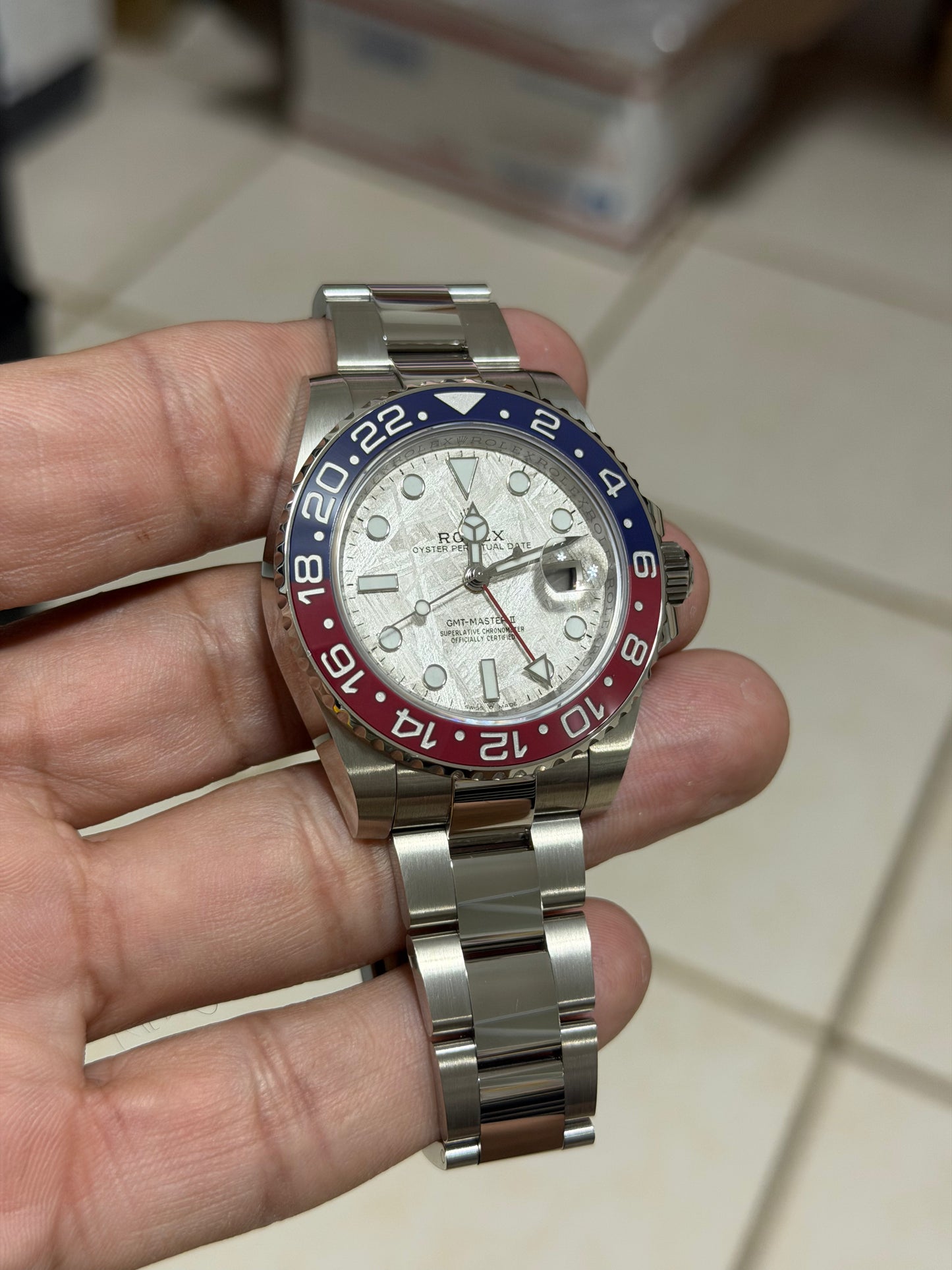 WHITE GOLD WATCH PLATING