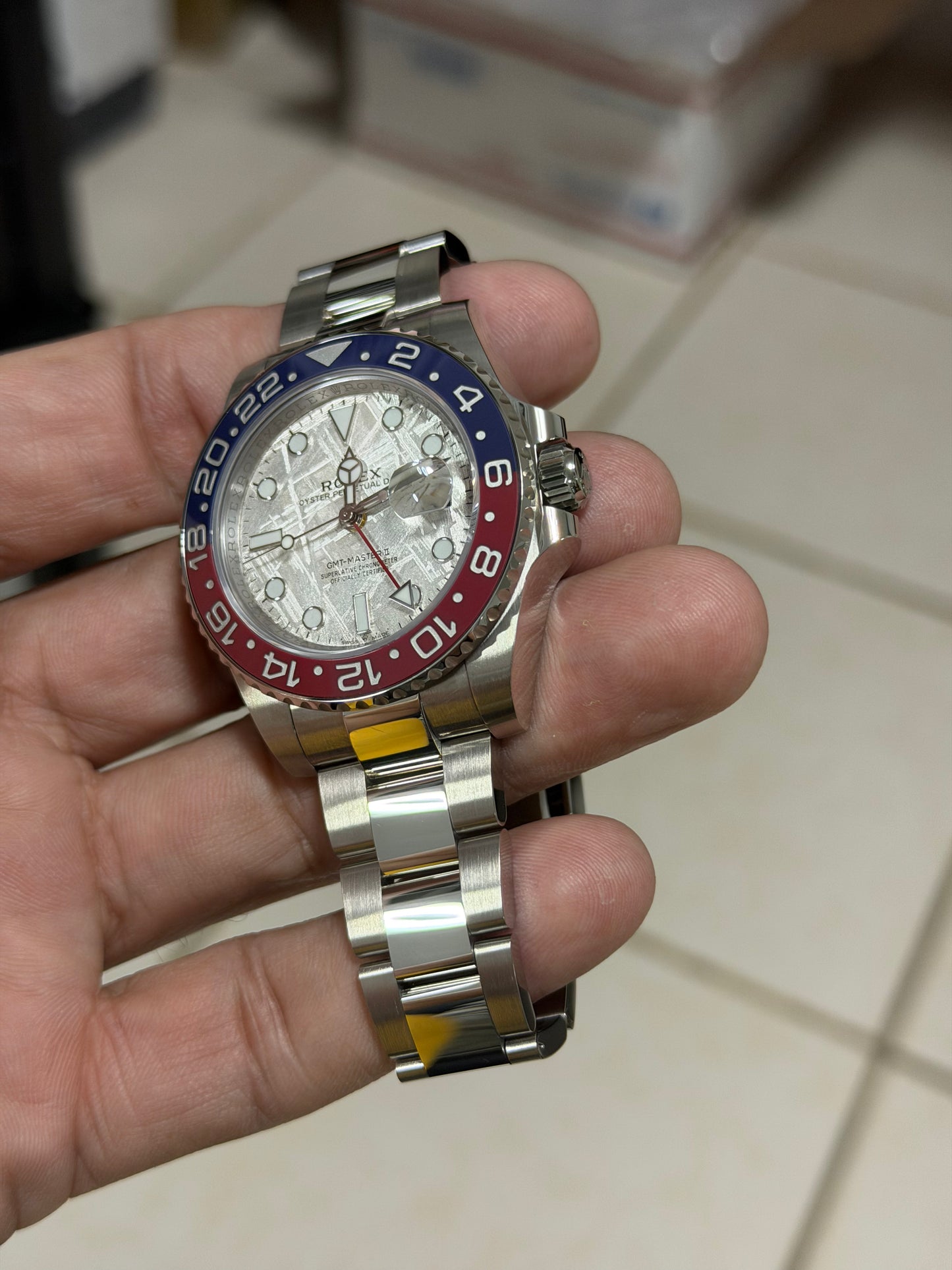 WHITE GOLD WATCH PLATING
